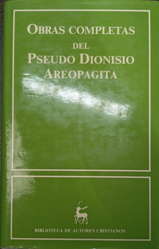 Obras Completas del Pseudo Dionisio Areopagita