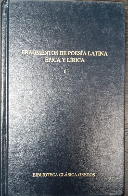 Fragmentos de Poesía latina. Epica y lírica: Libro I