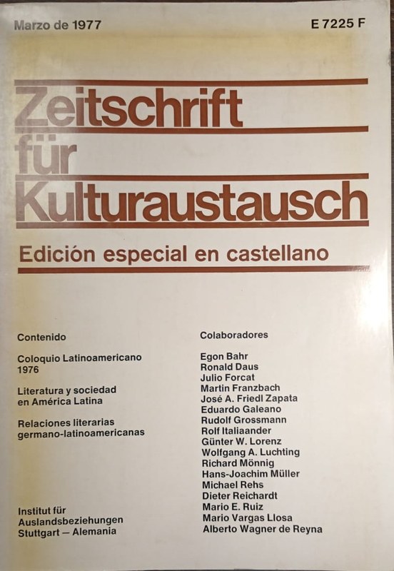 Zeitschrift für Kulturaustausch: Edición especial en castellano