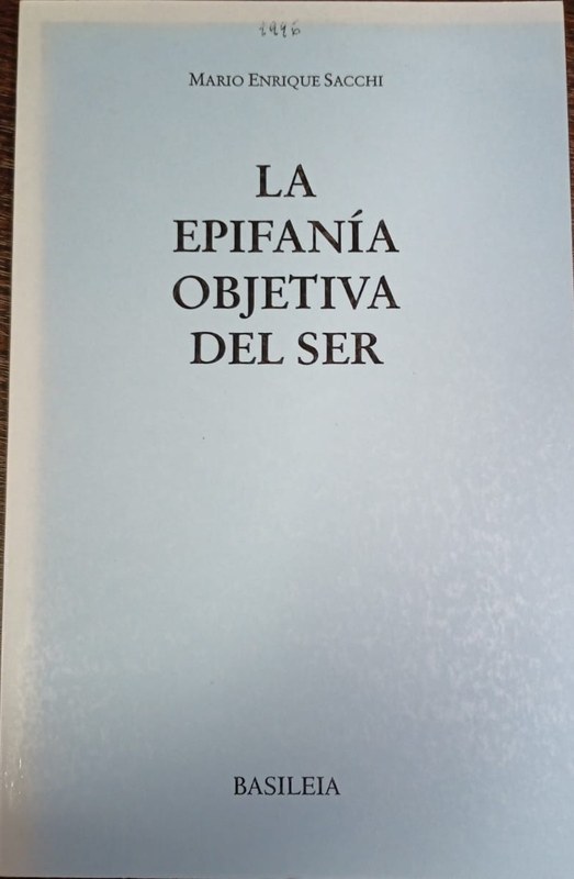 La epifanía objetiva del ser