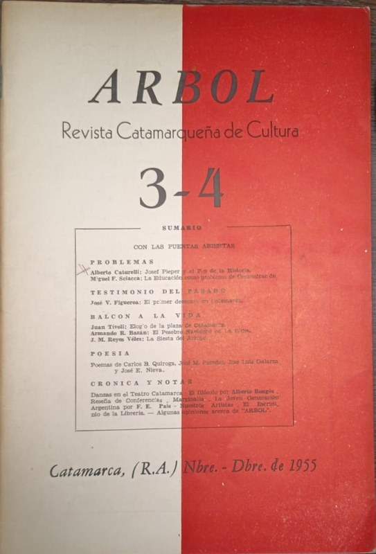 Arbol: Revista Catamarqueña de Cultura