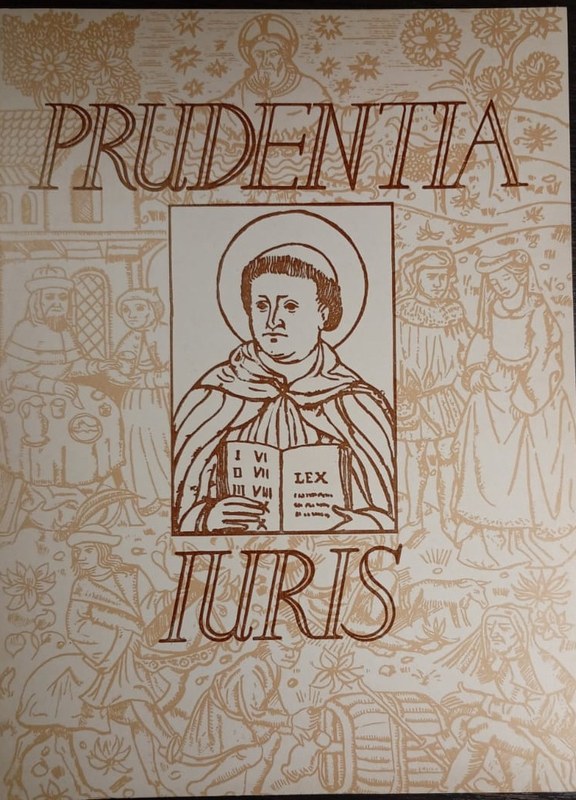 Prudentia Iuris: Revista de la Facultad de Derecho Y Cs Políticas de la Pontificia Universidad Católica Argentina Santa María de los Buenos Aires