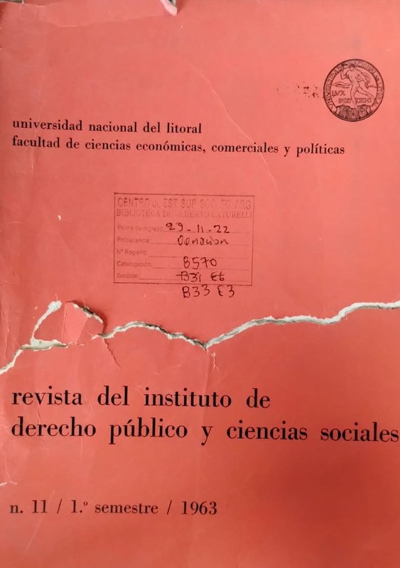 Revista del Instituto de Derecho Público y Ciencias Sociales