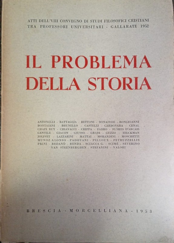 Il problema della storia