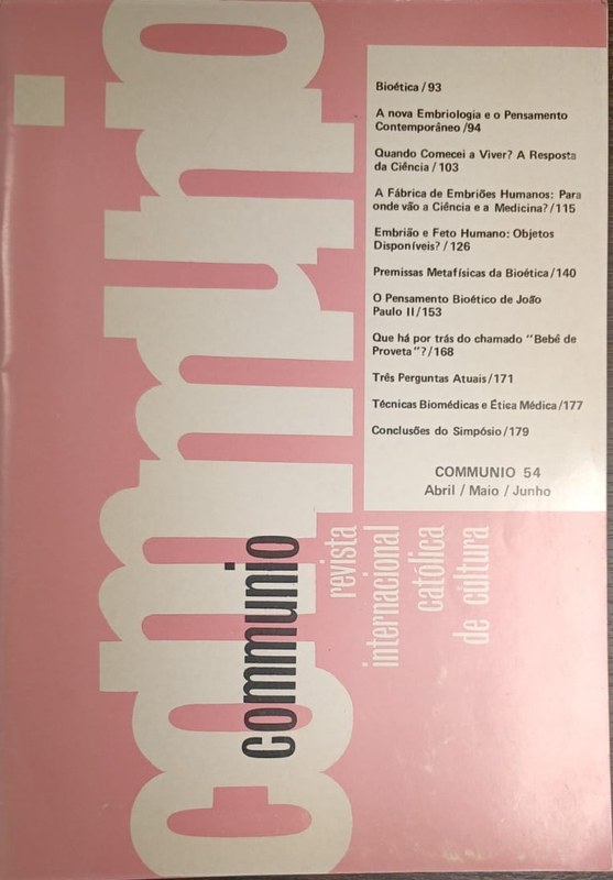 Communio: Revista Internacional Católica de Cultura
