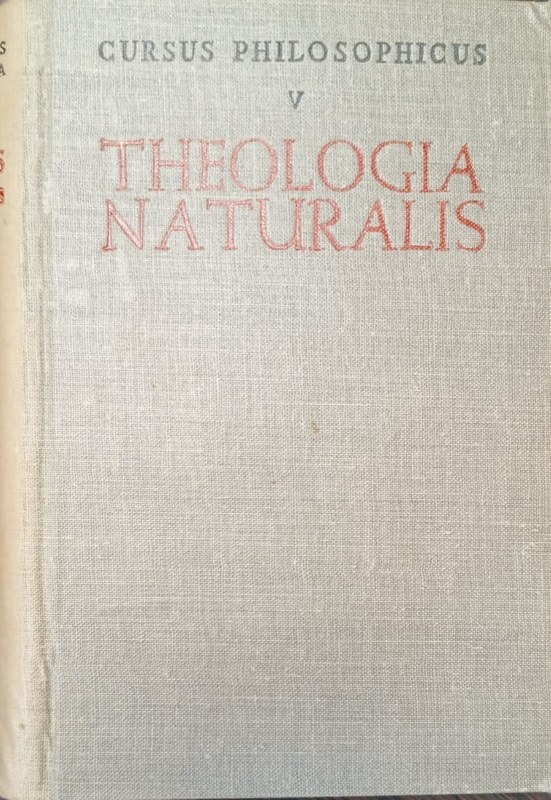 Theologia Naturalis: Volumen V