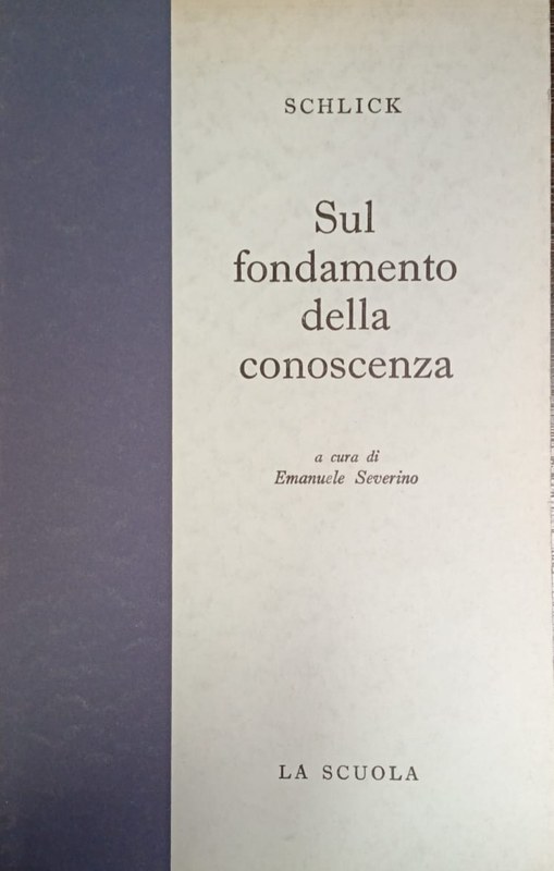 Sul fondamento della conosenza