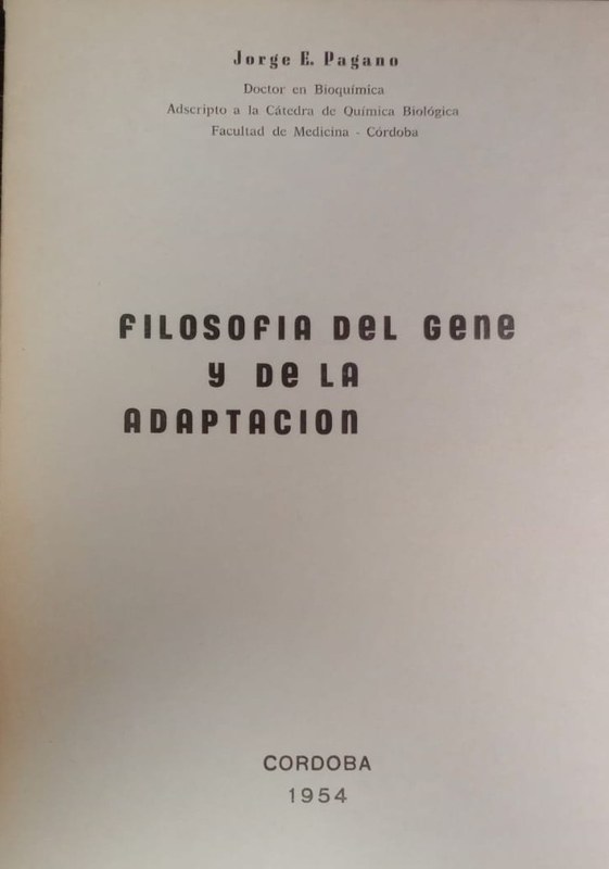 Filosofía del gene y de la adaptación