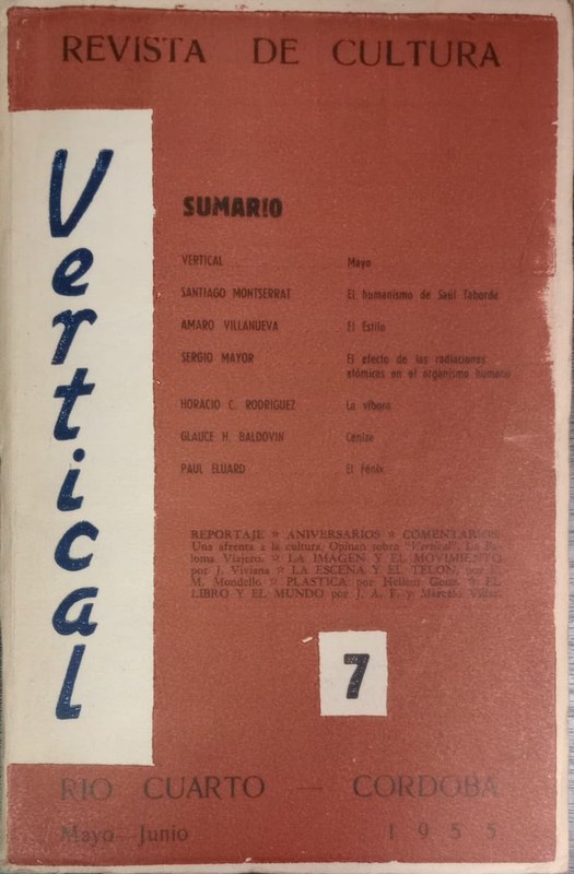 Vertical: Revista de Cultura nro 7