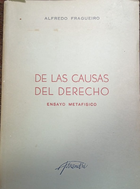 De las causas del Derecho: Ensayo Metafísico