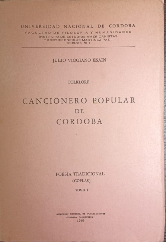 Cancionero Popular de Córdoba (Folklore): Poesía Tradicional (Coplas) Tomo I