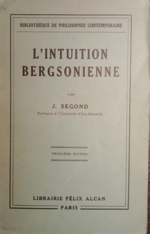 L´intuition Bergsonienne