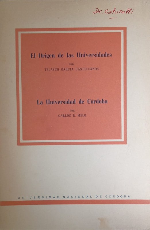 El Origen de las Universidades / La Universidad de Córdoba