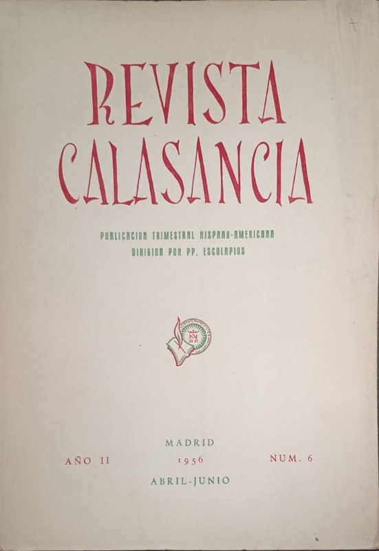 Revista Calasancia: Publicación Trimestral Hispano-Americana