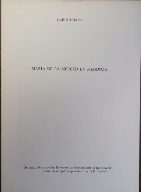 María de la Merced en Mendoza