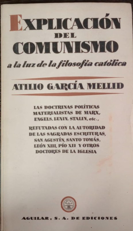 Explicación del Comunismo: a la luz de la filosofía católica