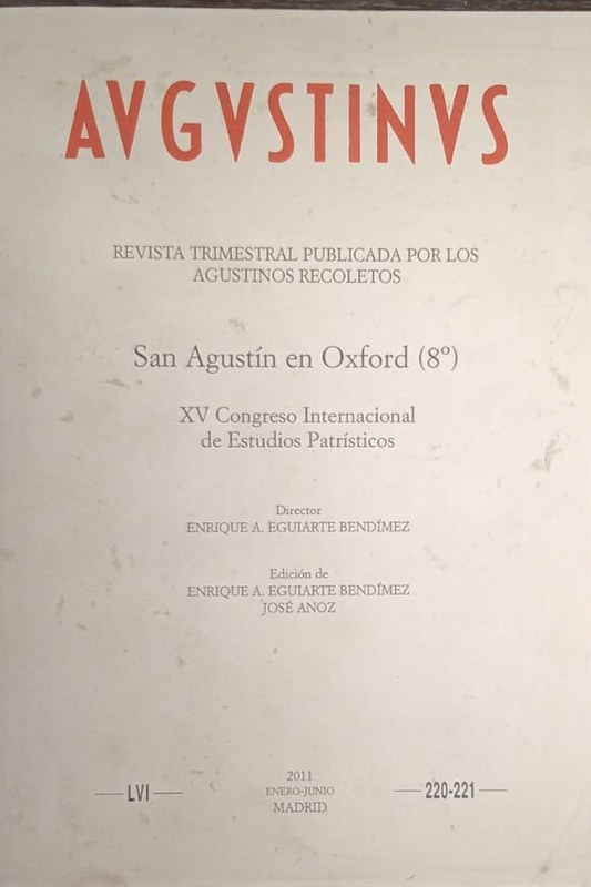 Augustinus: Revista Trimestral publicada por los Agustinos Recoletos