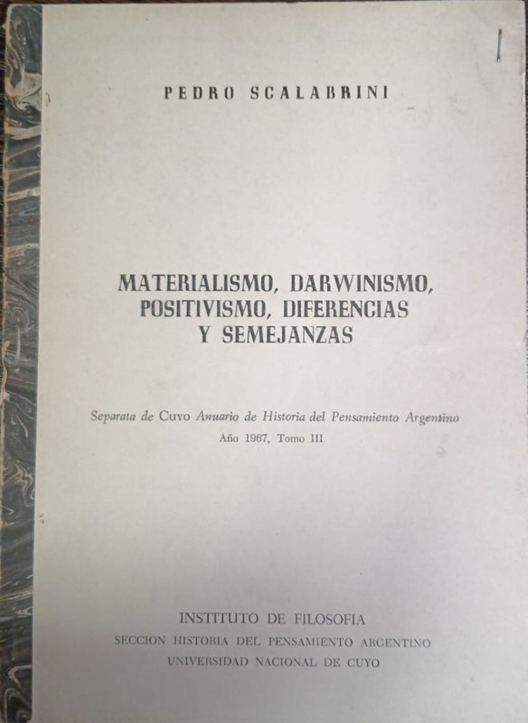 Materialismo, Darwinismo, Positivismo, deferencias y semejanzas