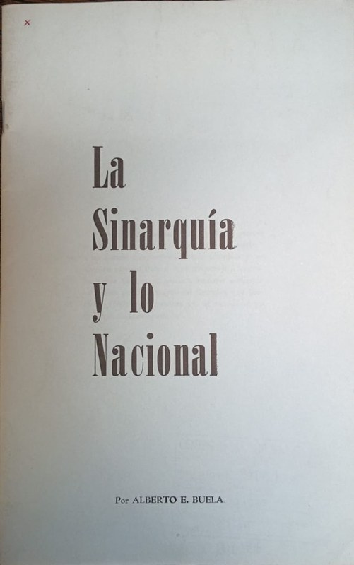 La Sinarquía y lo Nacional
