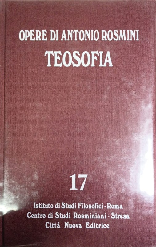 Teosofía (Tomo VI): Opere di Antonio Rosmini 17