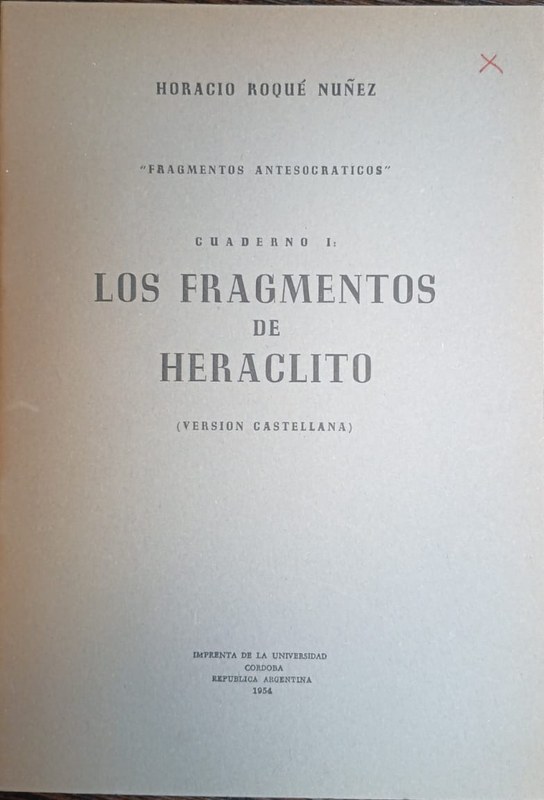 Los fragmentos de Heráclito