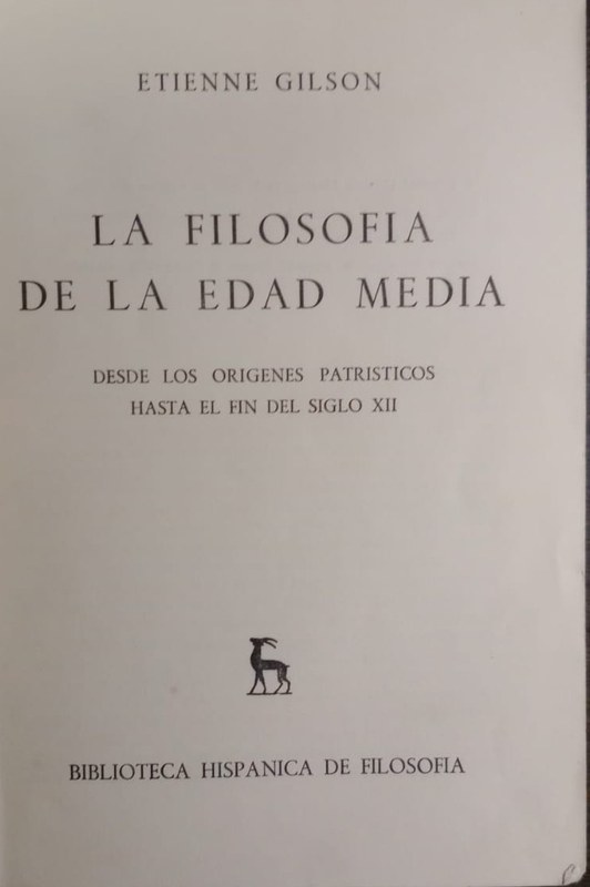 La Filosofía de la Edad Media: -Desde los orígenes patrísticos hasta el fin del siglo XII-