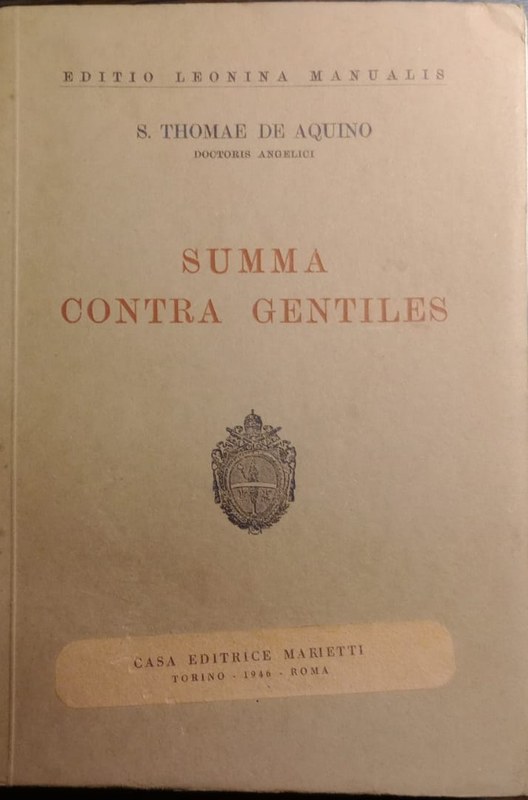 Summa Contra Gentiles