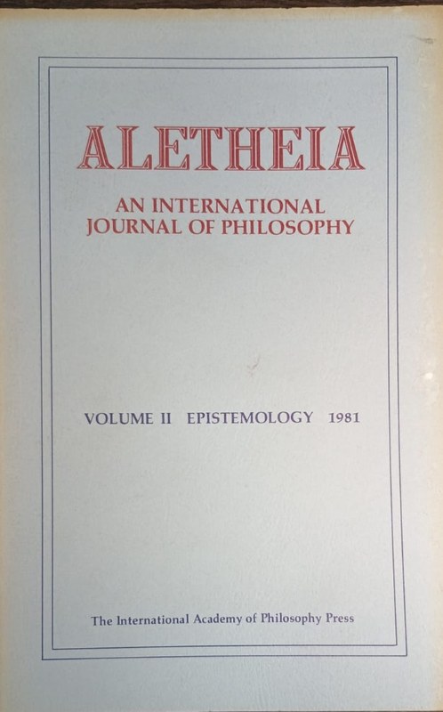 Aletheia: An international journal of Philosophy