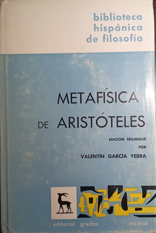 Metafísica I: -Edición trilingüe-