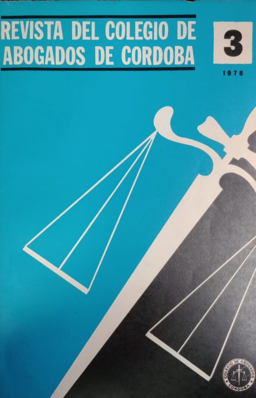Revista del Colegio de Abogados de Córdoba: nro 3