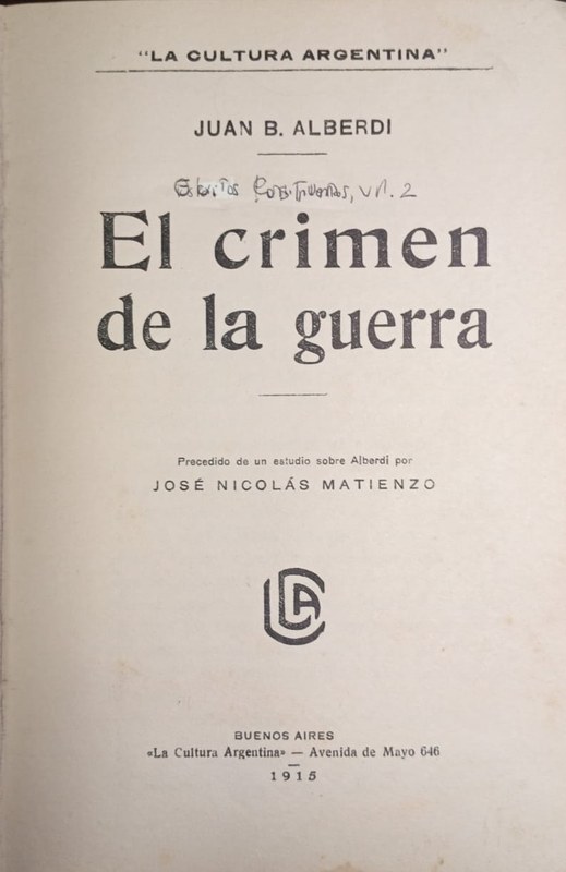 El crimen de la guerra