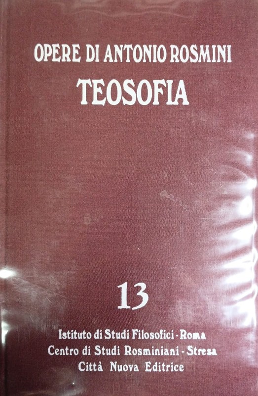 Teosofía Tomo II: Opere di Antonio Rosmini 13