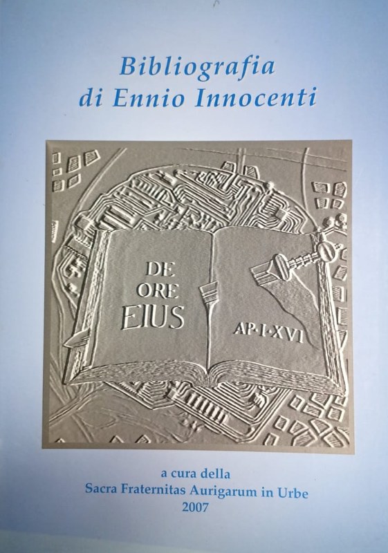 Bibliografia di Ennio Innocenti: a cura della Sacra Fraternitas Aurigarum in Urbe