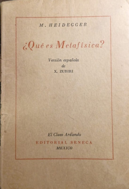 ¿Qué es Metafísica?