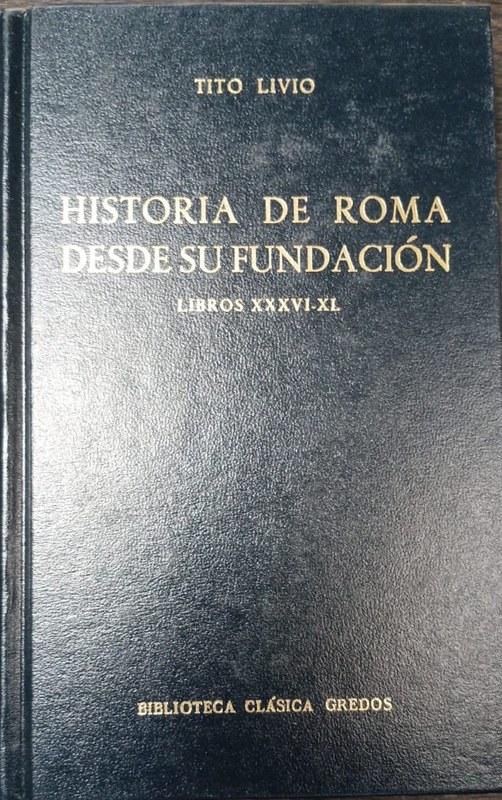 Historia de Roma desde su fundación: Libros XXXVI-XL
