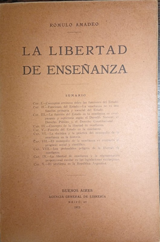 La libertad de enseñanza