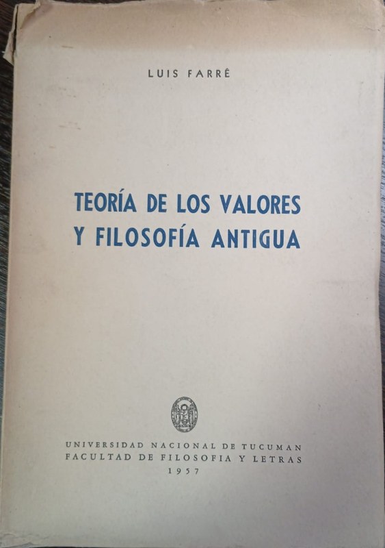 Teoría de los valores y Filosofía Antigua