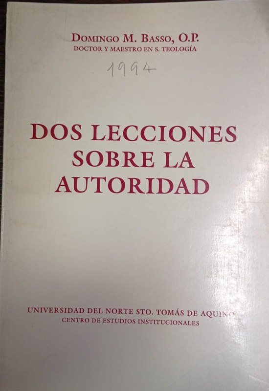 Dos lecciones sobre la autoridad