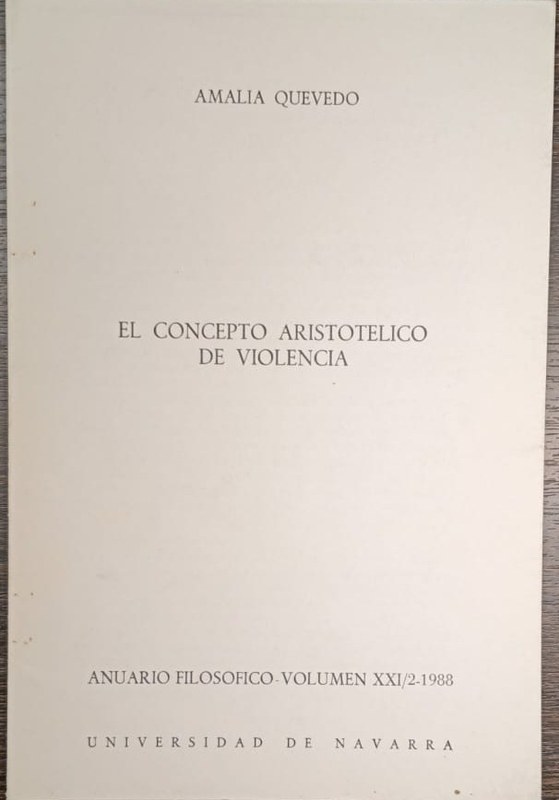 El concepto aristotélico de violencia