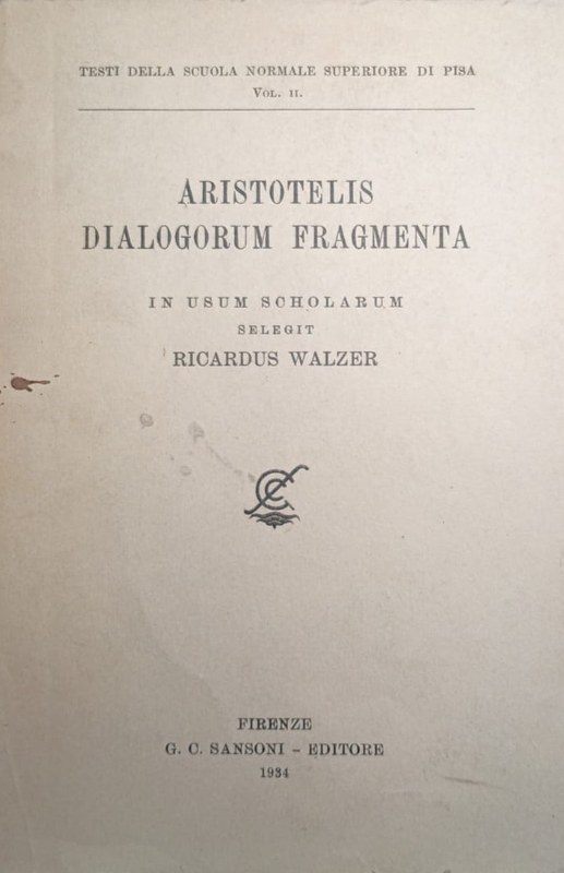 Aristotelis dialogorum fragmenta