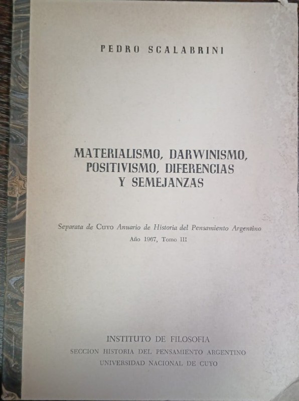 Materialismo, Darwinismo, Positivismo, deferencias y semejanzas