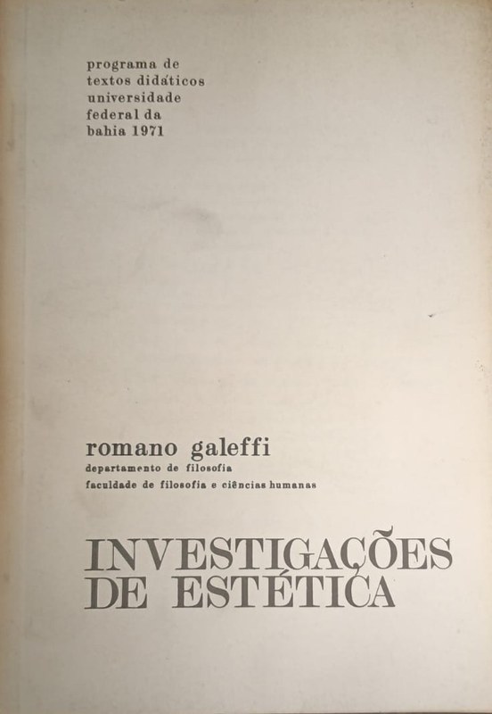 Investigaéôes de Estética: Parte 2