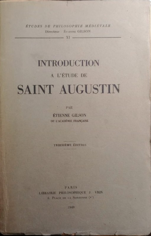 Introduction a l´étude de Saint Augustin