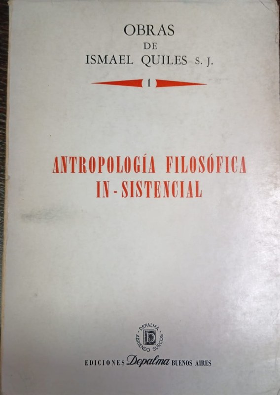1- Antropología Filosófica In-Sistencial