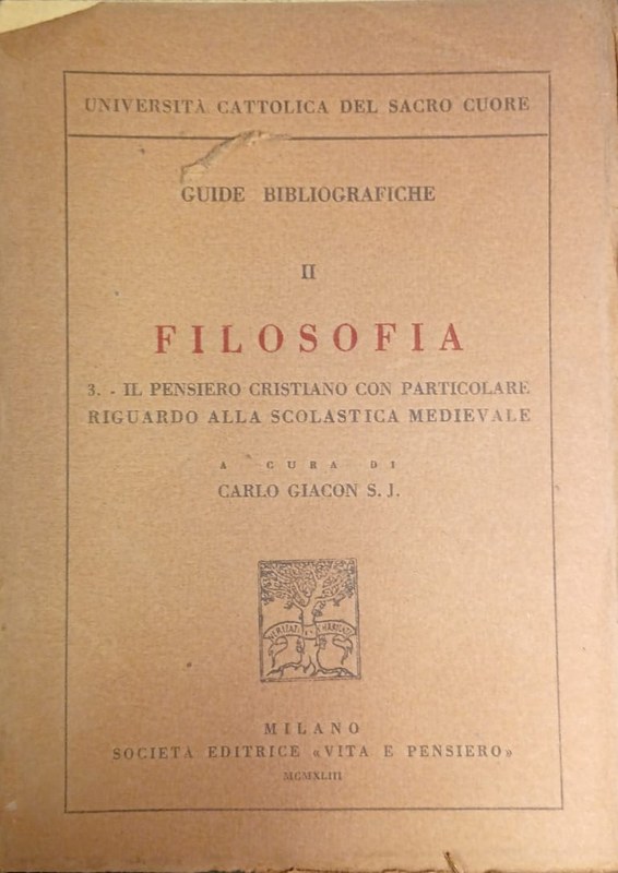 Filosofia: Guide Bibliografiche II