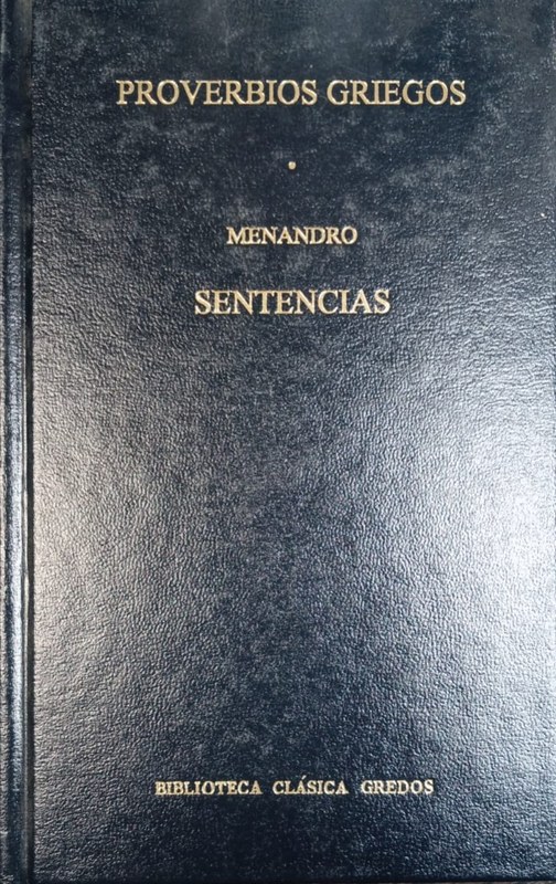 Proverbios griegos / Menandro, sentencias: Nro 272