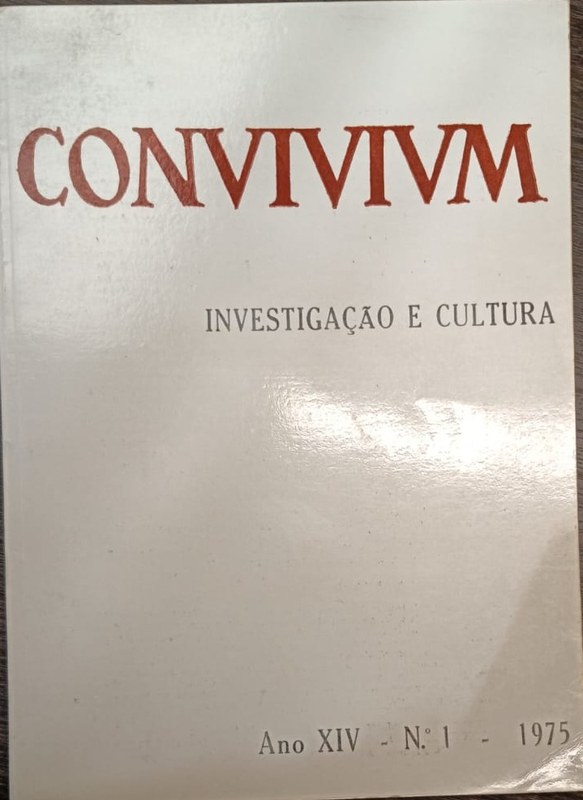 Convivium: Revista de Investigaéâo e Cultura