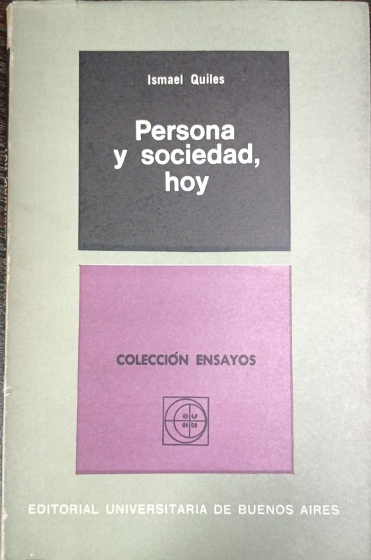 Persona y sociedad, hoy