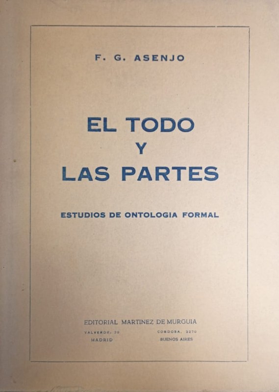 El Todo y las Partes: Estudios de Ontología formal