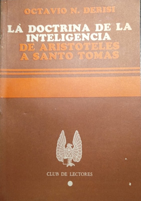La doctrina de la inteligencia: De Aristóteles a Santo Tomás